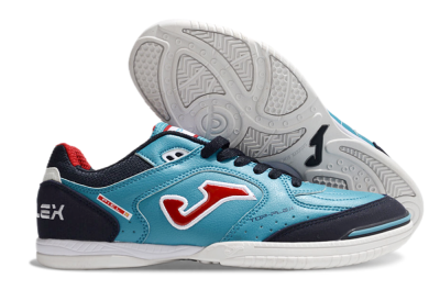 Men's Joma Top Flex IC Indoor & Futsal Low-Tops Football Shoes - Blue/Red/Black
