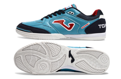 Men's Joma Top Flex IC Indoor & Futsal Low-Tops Football Shoes - Blue/Red/Black