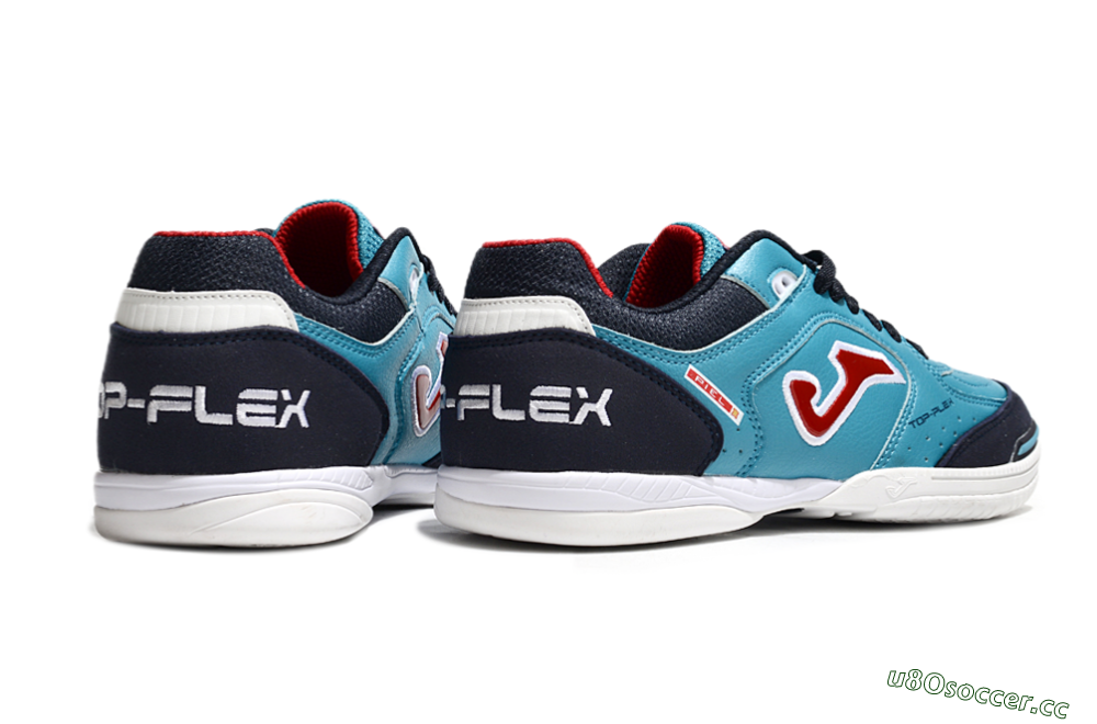 Men's Joma Top Flex IC Indoor & Futsal Low-Tops Football Shoes - Blue/Red/Black 6