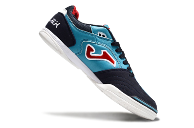 Men's Joma Top Flex IC Indoor & Futsal Low-Tops Football Shoes - Blue/Red/Black