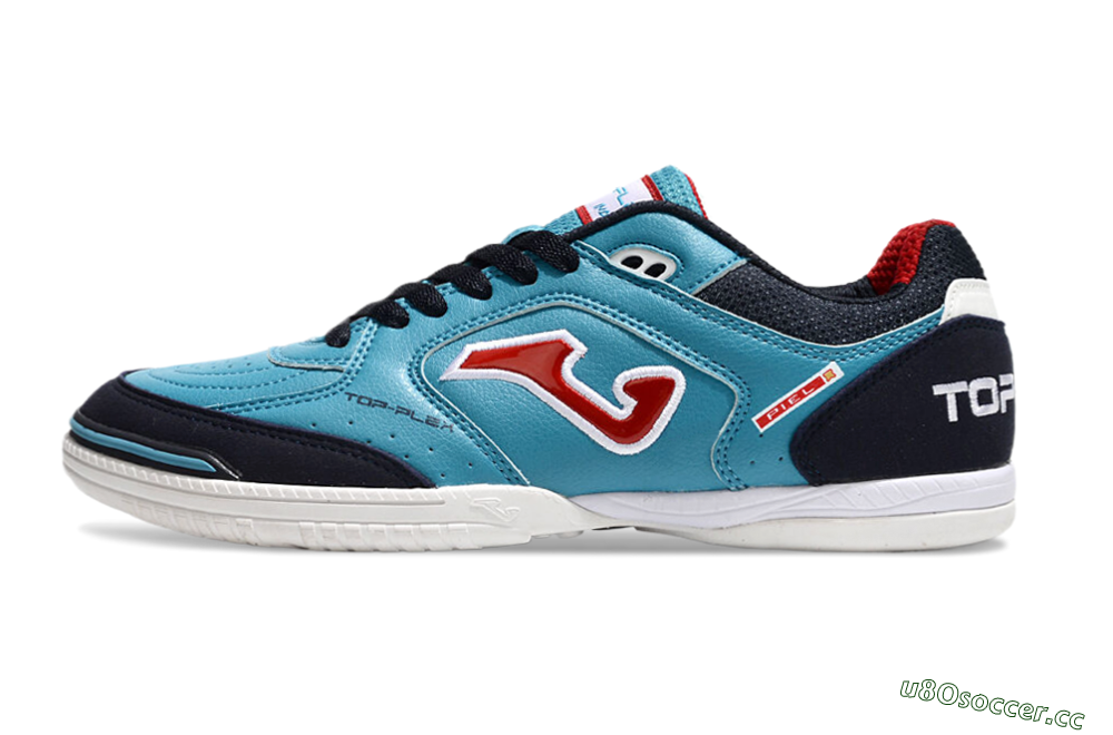 Men's Joma Top Flex IC Indoor & Futsal Low-Tops Football Shoes - Blue/Red/Black 0