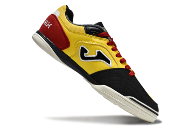 Men's Joma Top Flex IC Indoor & Futsal Low-Tops Football Shoes - Yellow/Black/Red