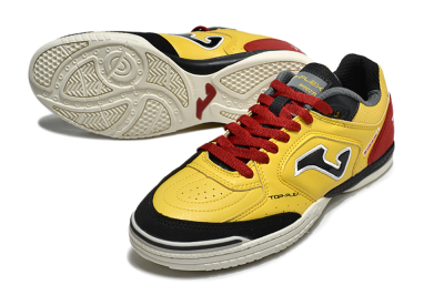 Men's Joma Top Flex IC Indoor & Futsal Low-Tops Football Shoes - Yellow/Black/Red