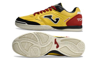 Men's Joma Top Flex IC Indoor & Futsal Low-Tops Football Shoes - Yellow/Black/Red