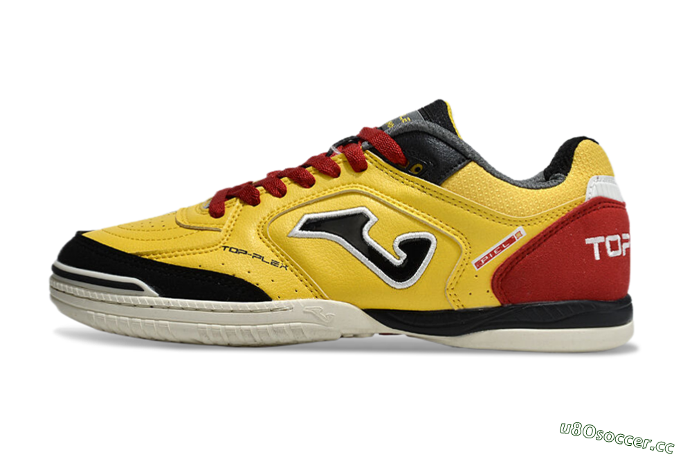 Men's Joma Top Flex IC Indoor & Futsal Low-Tops Football Shoes - Yellow/Black/Red 0