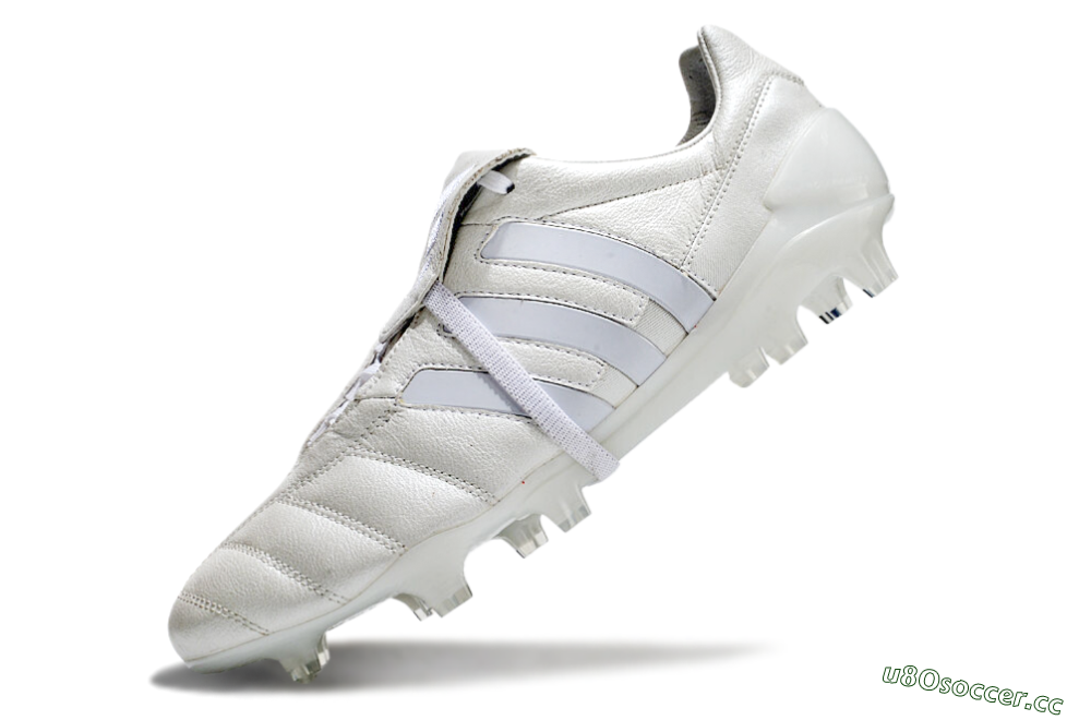 Men's Adidas Predator Mutator Mania Tormentor Tongue FG Firm Ground Low-Tops Football Boots - Silver/White 5