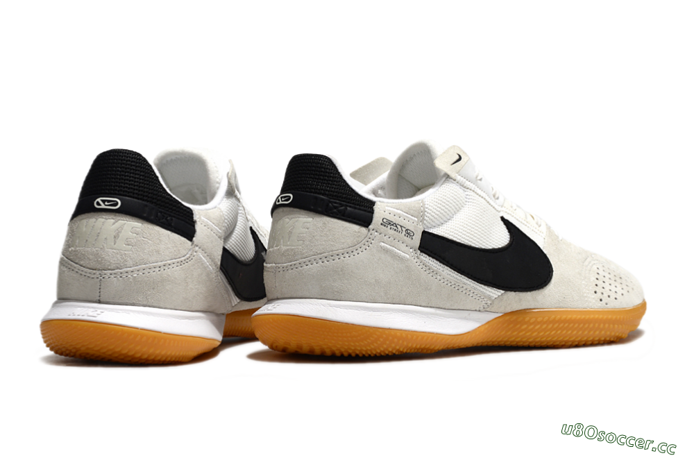 Men's Nike Street Gato IC Indoor & Futsal Low-Tops Football Shoes - Grey/Black/Brown 6