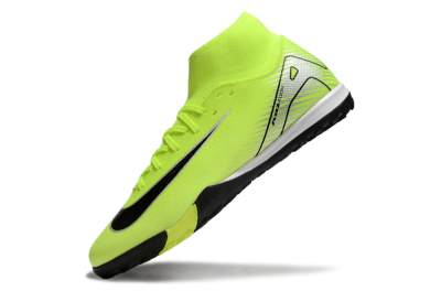 Unisex Nike Air Zoom Mercurial Superfly 10 Elite TF Artificial Turf High-Tops Football Shoes - Yellow/Black/Silver