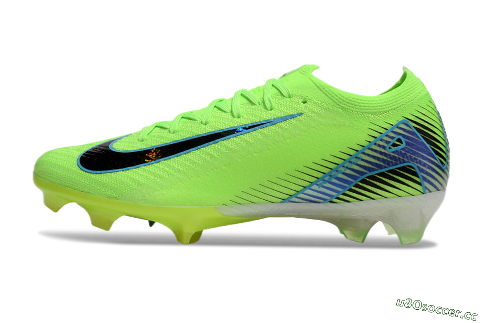 Unisex Nike Air Zoom Mercurial Vapor 16 Elite FG Firm Ground Low-Tops Football Boots - Yellow/Black/Blue 0
