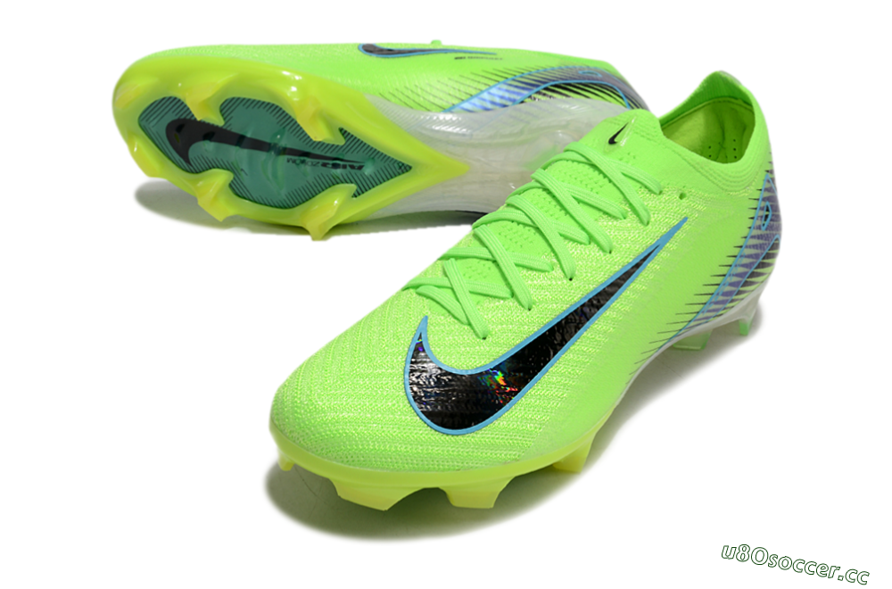 Unisex Nike Air Zoom Mercurial Vapor 16 Elite FG Firm Ground Low-Tops Football Boots - Yellow/Black/Blue 3