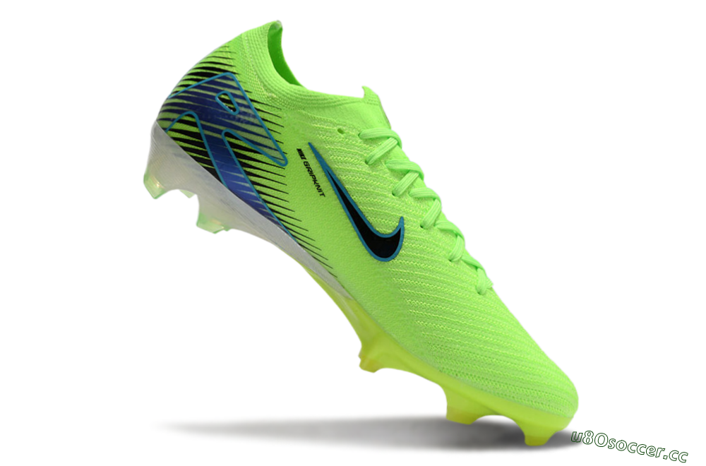 Unisex Nike Air Zoom Mercurial Vapor 16 Elite FG Firm Ground Low-Tops Football Boots - Yellow/Black/Blue 4
