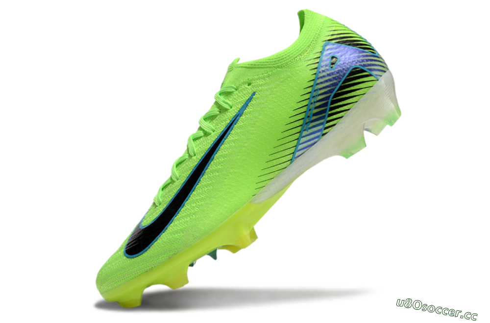 Unisex Nike Air Zoom Mercurial Vapor 16 Elite FG Firm Ground Low-Tops Football Boots - Yellow/Black/Blue 5