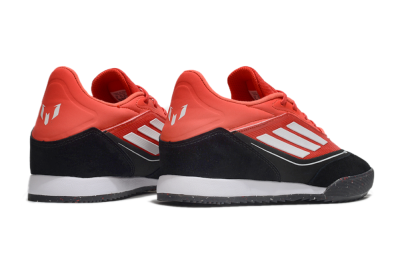 Men's Adidas F50 Elite Messi IC Indoor & Futsal Low-Tops Football Shoes - Red/White/Black
