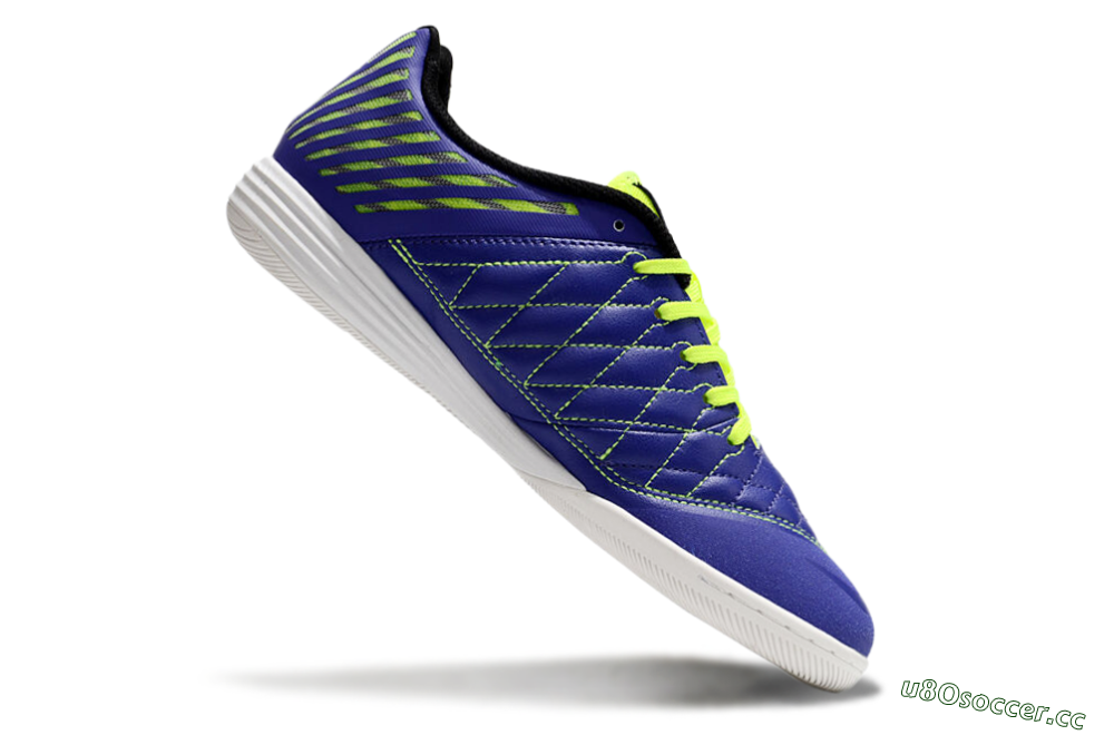 Unisex Nike Lunar Gato 2 IC Indoor & Futsal Low-Tops Football Shoes - Blue/Yellow/White 4