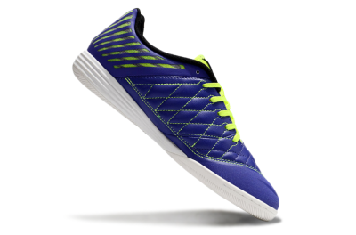 Unisex Nike Lunar Gato 2 IC Indoor & Futsal Low-Tops Football Shoes - Blue/Yellow/White