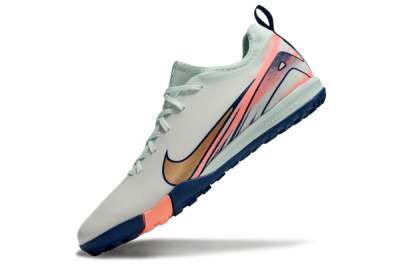 Unisex Nike Air Zoom Mercurial Vapor 16 Pro TF Artificial Turf Low-Tops Football Shoes - Jade/Gold/Pink