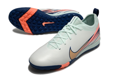 Unisex Nike Air Zoom Mercurial Vapor 16 Pro TF Artificial Turf Low-Tops Football Shoes - Jade/Gold/Pink