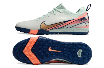 Unisex Nike Air Zoom Mercurial Vapor 16 Pro TF Artificial Turf Low-Tops Football Shoes - Jade/Gold/Pink