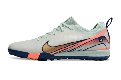 Unisex Nike Air Zoom Mercurial Vapor 16 Pro TF Artificial Turf Low-Tops Football Shoes - Jade/Gold/Pink
