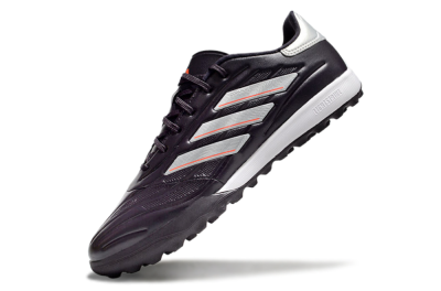 Men's Adidas Copa Pure 3 TF Artificial Turf Low-Tops Football Shoes - Black/Silver/White