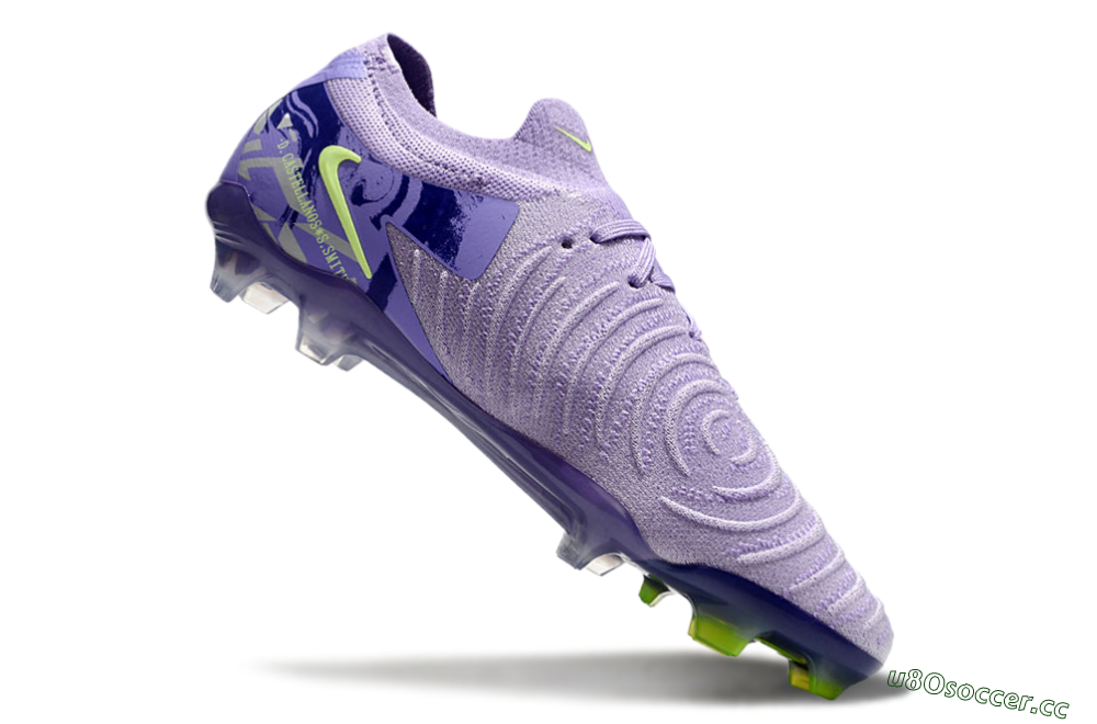 Men's Nike Phantom Luna Elite FG Firm Ground Low-Tops Football Boots - Purple/Yellow/White 4