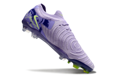 Men's Nike Phantom Luna Elite FG Firm Ground Low-Tops Football Boots - Purple/Yellow/White