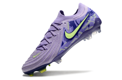 Men's Nike Phantom Luna Elite FG Firm Ground Low-Tops Football Boots - Purple/Yellow/White