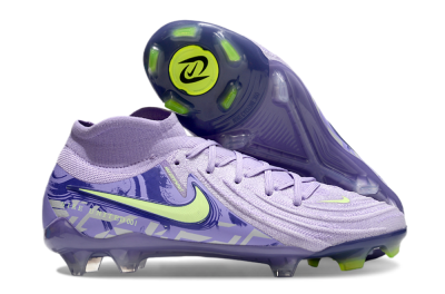 Men's Nike Phantom Luna Elite FG Firm Ground High-Tops Football Boots - Purple/Yellow/White
