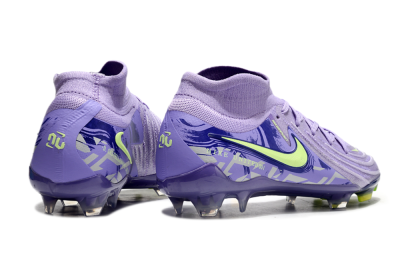 Men's Nike Phantom Luna Elite FG Firm Ground High-Tops Football Boots - Purple/Yellow/White
