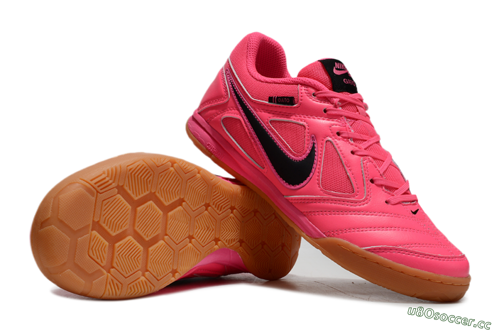 Unisex Supreme x Nike SB Gato IC Indoor & Futsal Low-Tops Football Shoes - Red/Black/Brown 1