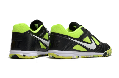 Unisex Supreme x Nike SB Gato IC Indoor & Futsal Low-Tops Football Shoes - Black/Yellow/White