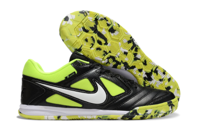 Unisex Supreme x Nike SB Gato IC Indoor & Futsal Low-Tops Football Shoes - Black/Yellow/White