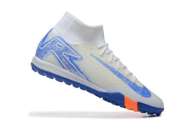 Unisex Nike Air Zoom Mercurial Superfly 10 Elite TF Artificial Turf High-Tops Football Shoes - Beige/Black/White