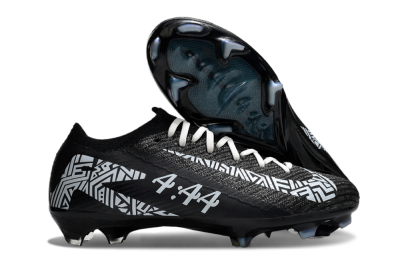 Unisex Nike Air Zoom Mercurial Vapor 16 Elite FG Firm Ground Low-Tops Football Boots - Black/White/Blue
