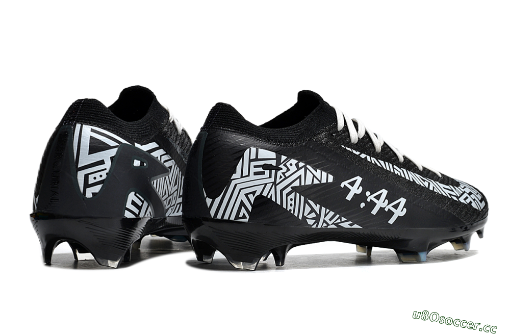 Unisex Nike Air Zoom Mercurial Vapor 16 Elite FG Firm Ground Low-Tops Football Boots - Black/White/Blue 6