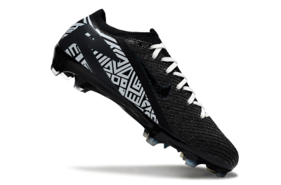 Unisex Nike Air Zoom Mercurial Vapor 16 Elite FG Firm Ground Low-Tops Football Boots - Black/White/Blue