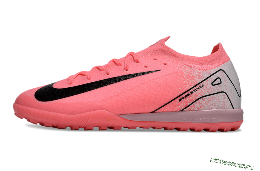 Unisex Nike Air Zoom Mercurial Vapor 16 Elite TF Artificial Turf Low-Tops Football Shoes - Pink/Black/Silver 0