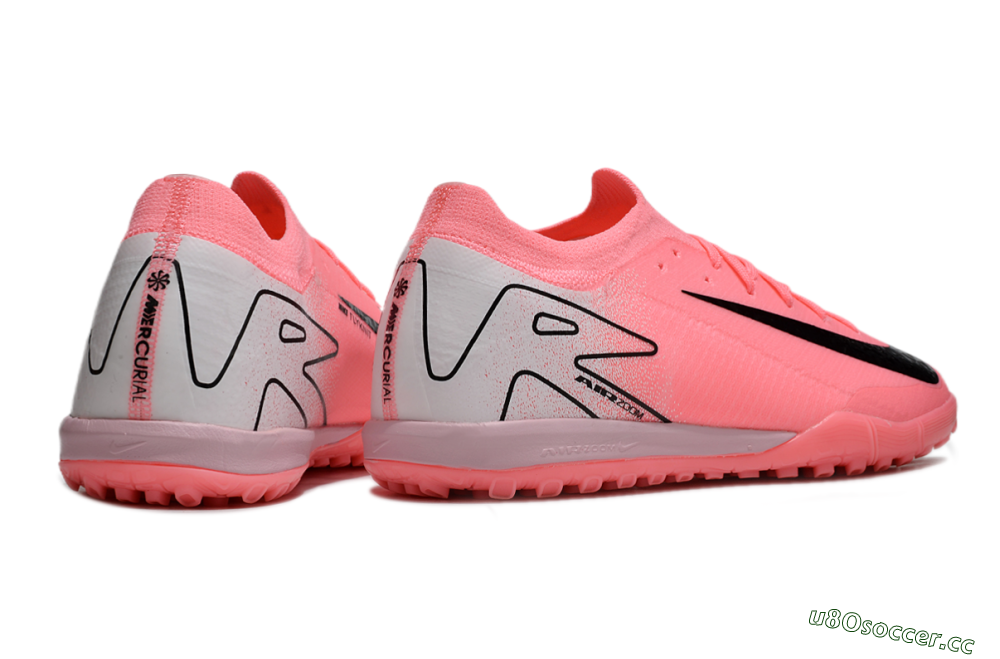 Unisex Nike Air Zoom Mercurial Vapor 16 Elite TF Artificial Turf Low-Tops Football Shoes - Pink/Black/Silver 6