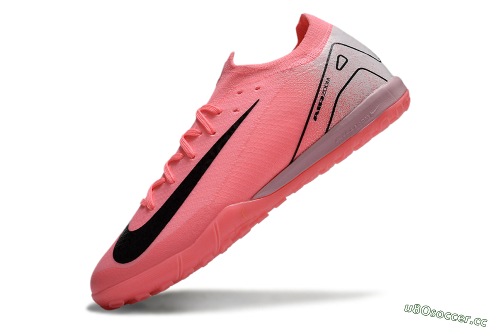Unisex Nike Air Zoom Mercurial Vapor 16 Elite TF Artificial Turf Low-Tops Football Shoes - Pink/Black/Silver 5