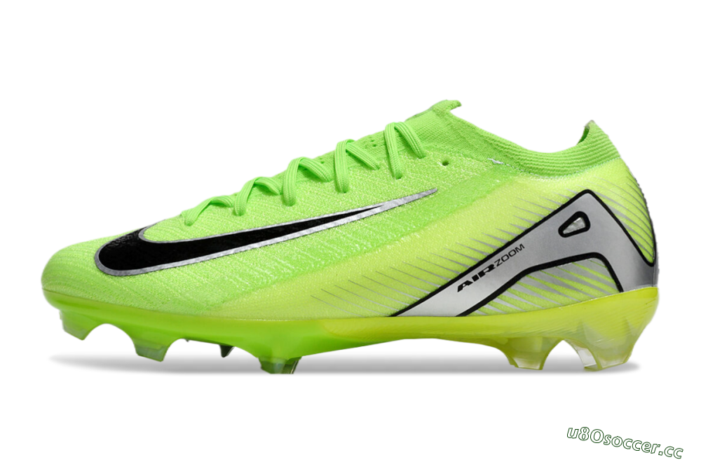 Unisex Nike Air Zoom Mercurial Vapor 16 Elite FG Firm Ground Low-Tops Football Boots - Yellow/Black/Silver 0