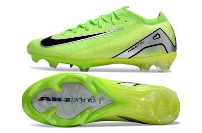 Unisex Nike Air Zoom Mercurial Vapor 16 Elite FG Firm Ground Low-Tops Football Boots - Yellow/Black/Silver