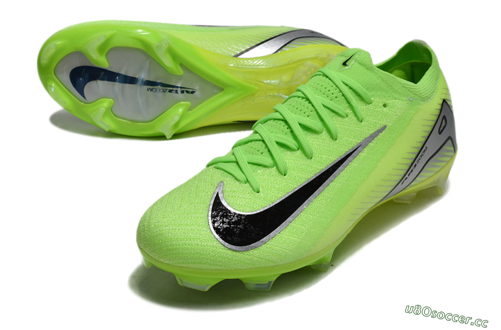Unisex Nike Air Zoom Mercurial Vapor 16 Elite FG Firm Ground Low-Tops Football Boots - Yellow/Black/Silver 3