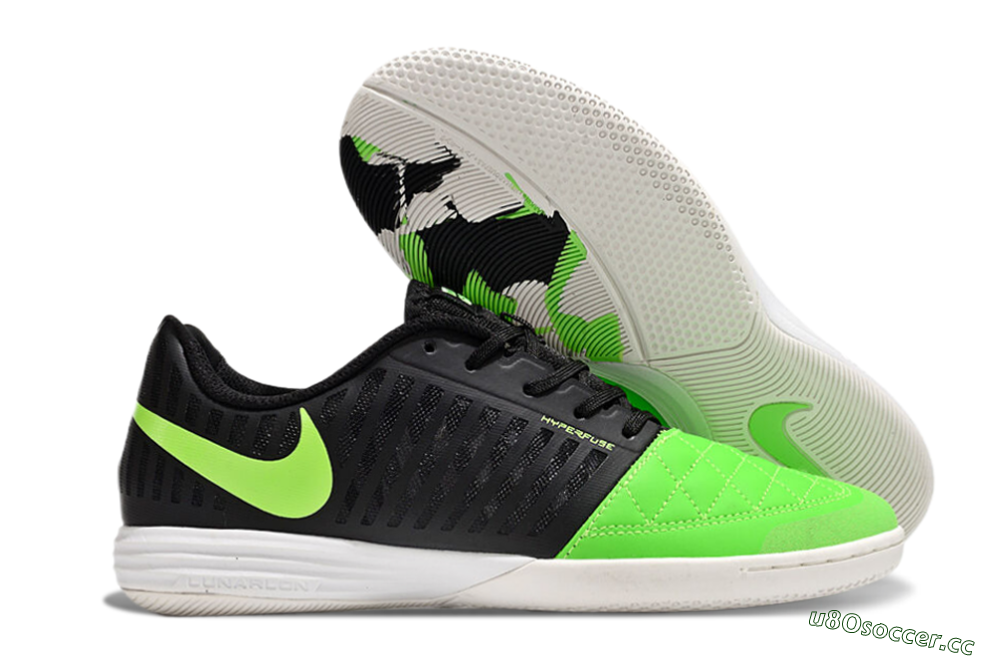 Unisex Nike Lunar Gato 2 IC Indoor & Futsal Low-Tops Football Shoes - Yellow/Black/White 2