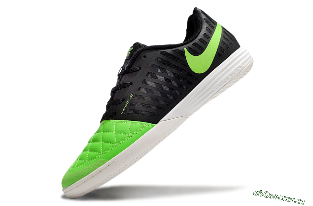 Unisex Nike Lunar Gato 2 IC Indoor & Futsal Low-Tops Football Shoes - Yellow/Black/White 5
