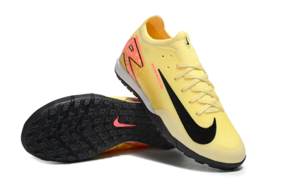 Kids Nike Air Zoom Mercurial Vapor 16 Elite TF Artificial Turf Low-Tops Football Shoes - Yellow/Black/Red