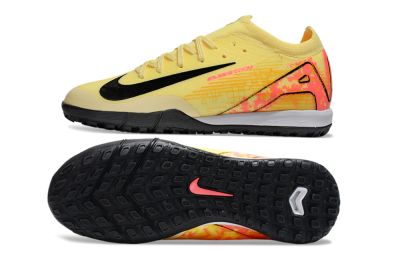 Kids Nike Air Zoom Mercurial Vapor 16 Elite TF Artificial Turf Low-Tops Football Shoes - Yellow/Black/Red