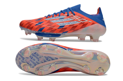 Unisex Adidas F50+ Lightstrike Pro Elite FG Firm Ground Low-Tops Football Boots - Red/White/Blue