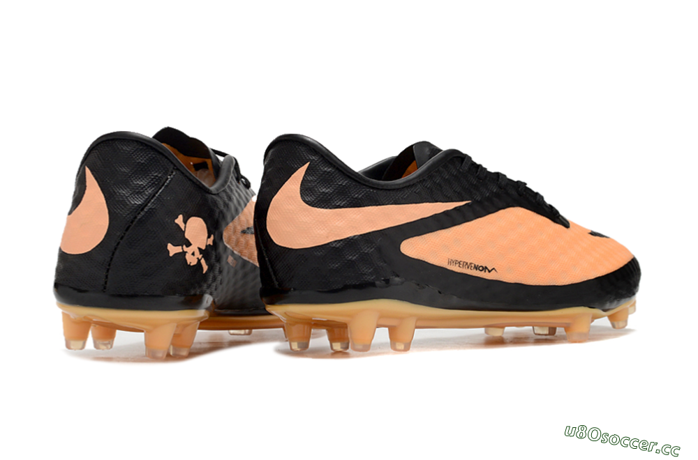 Men's Nike Hypervenom Phantom FG Firm Ground Low-Tops Football Boots - Pink/Black 6