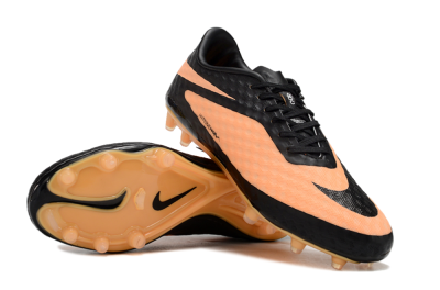 Men's Nike Hypervenom Phantom FG Firm Ground Low-Tops Football Boots - Pink/Black
