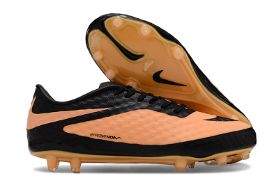 Men's Nike Hypervenom Phantom FG Firm Ground Low-Tops Football Boots - Pink/Black